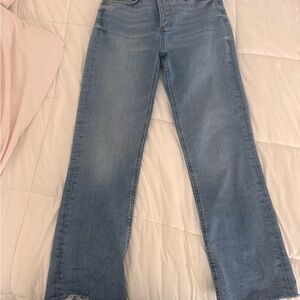Zara Light Blue Flare Jeans